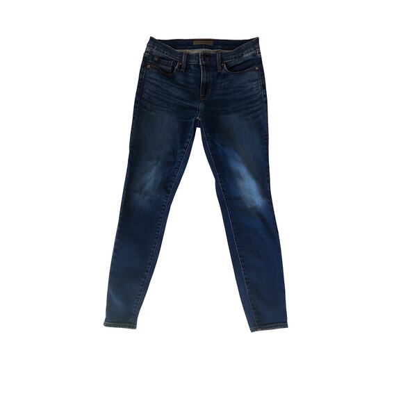 Madewell 9” High-Rise Skinny Jeans Dark Wash Size 27 trendy high waisted - Picture 1 of 5